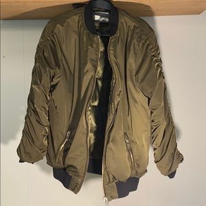 Forever 21 green jacket